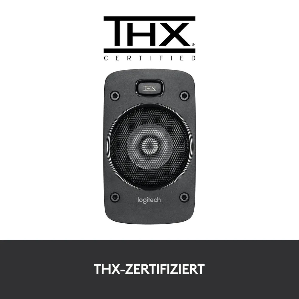 Logitech Z906 black Speaker 5.1, THX-zertifiziert, 500 Watt max. power
