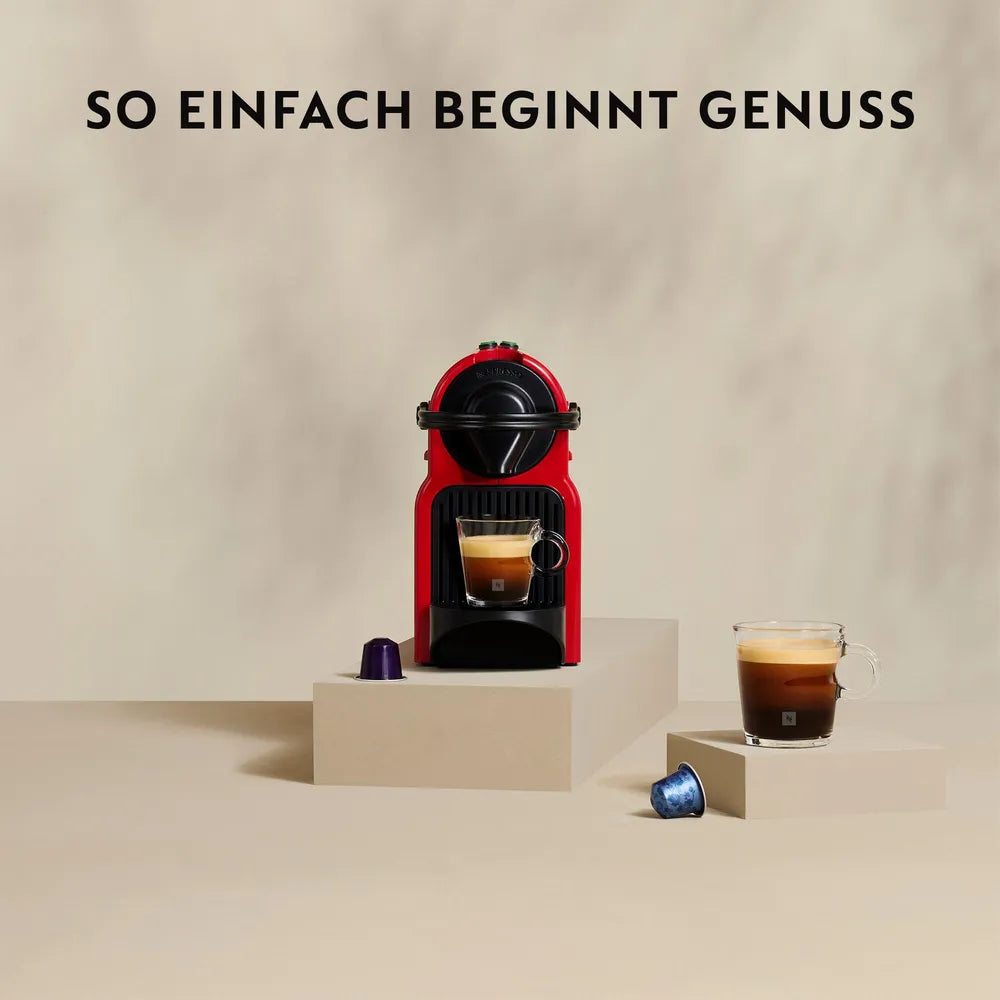 Kapselmaschine Nespresso Inissia von Krups Red