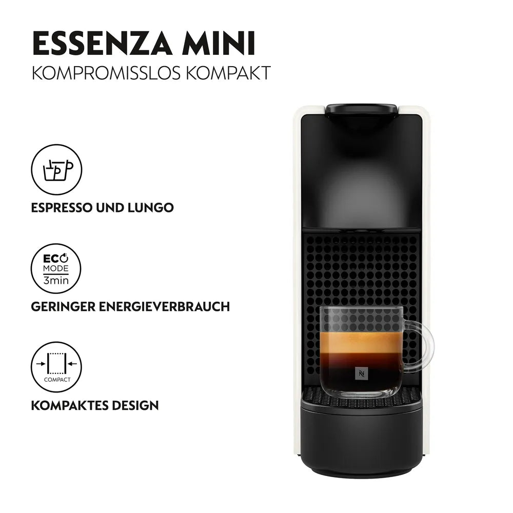 Kapselmaschine Nespresso Essenza Mini von Krups White