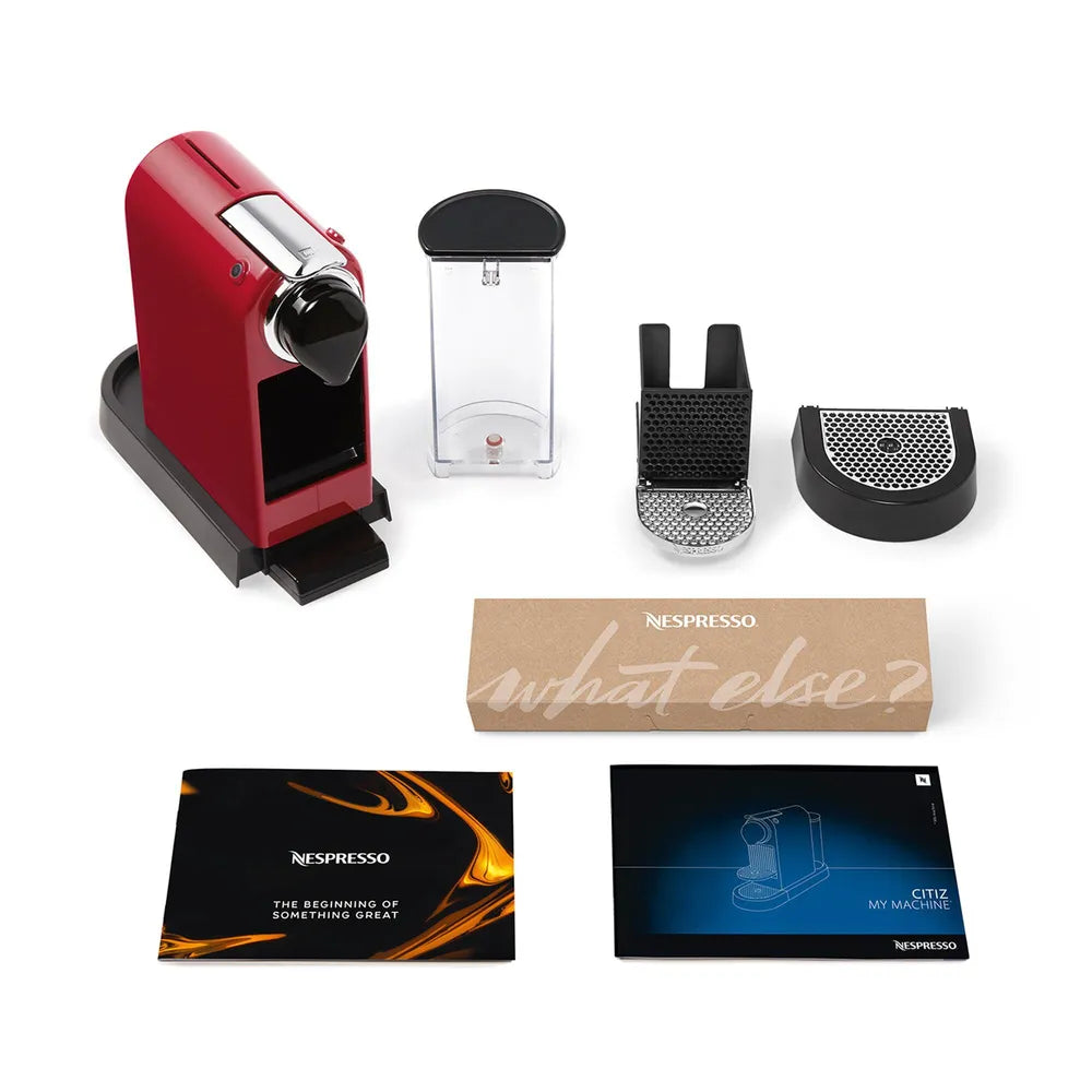 Coffee Machine Nespresso CitiZ von Krups Kirschred