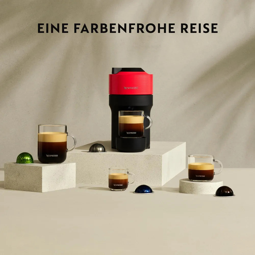 Coffee Capsule Machine Nespresso VERTUO POP von Krups Coconut White