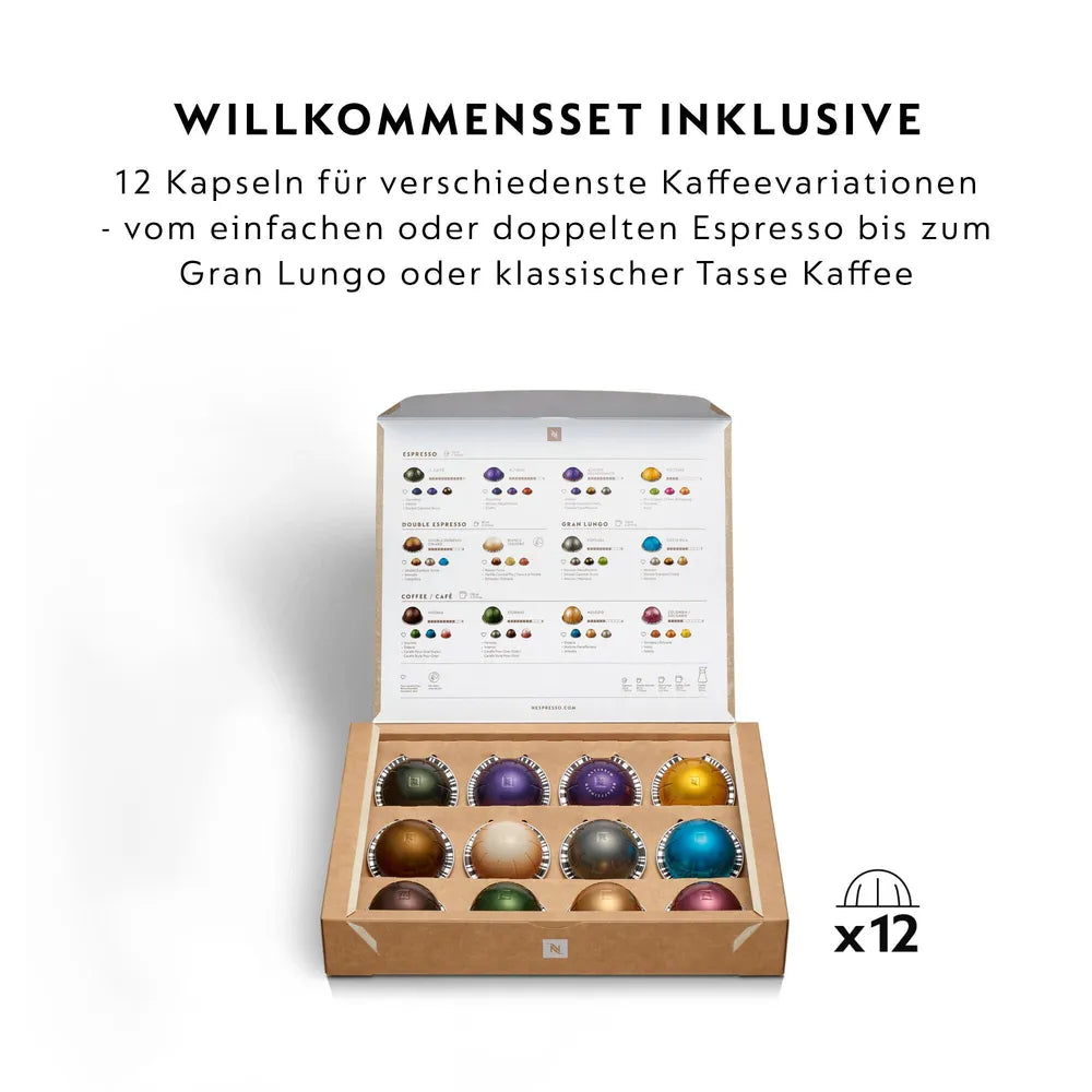 Coffee Capsule Machine Nespresso VERTUO POP von Krups Coconut White