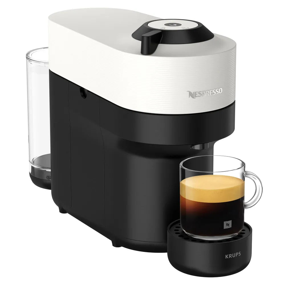 Coffee Capsule Machine Nespresso VERTUO POP von Krups Coconut White