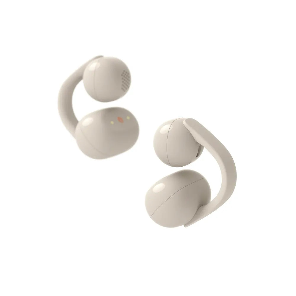 Sony Link Buds Clip Wirelesse Open-Ear-Headphones Greige