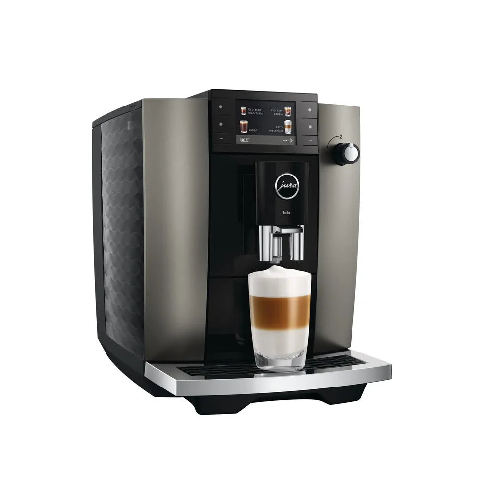 JURA E6 Dark Inox (ED) Automatic Coffee Machine