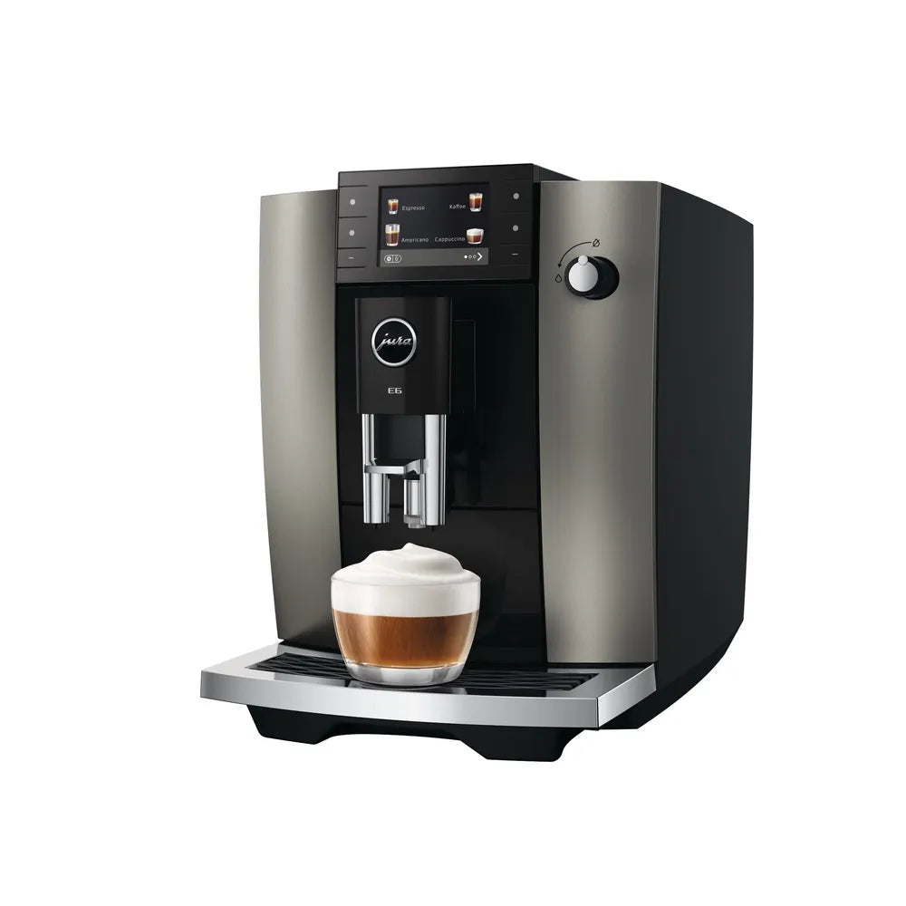 JURA E6 Dark Inox (ED) Automatic Coffee Machine