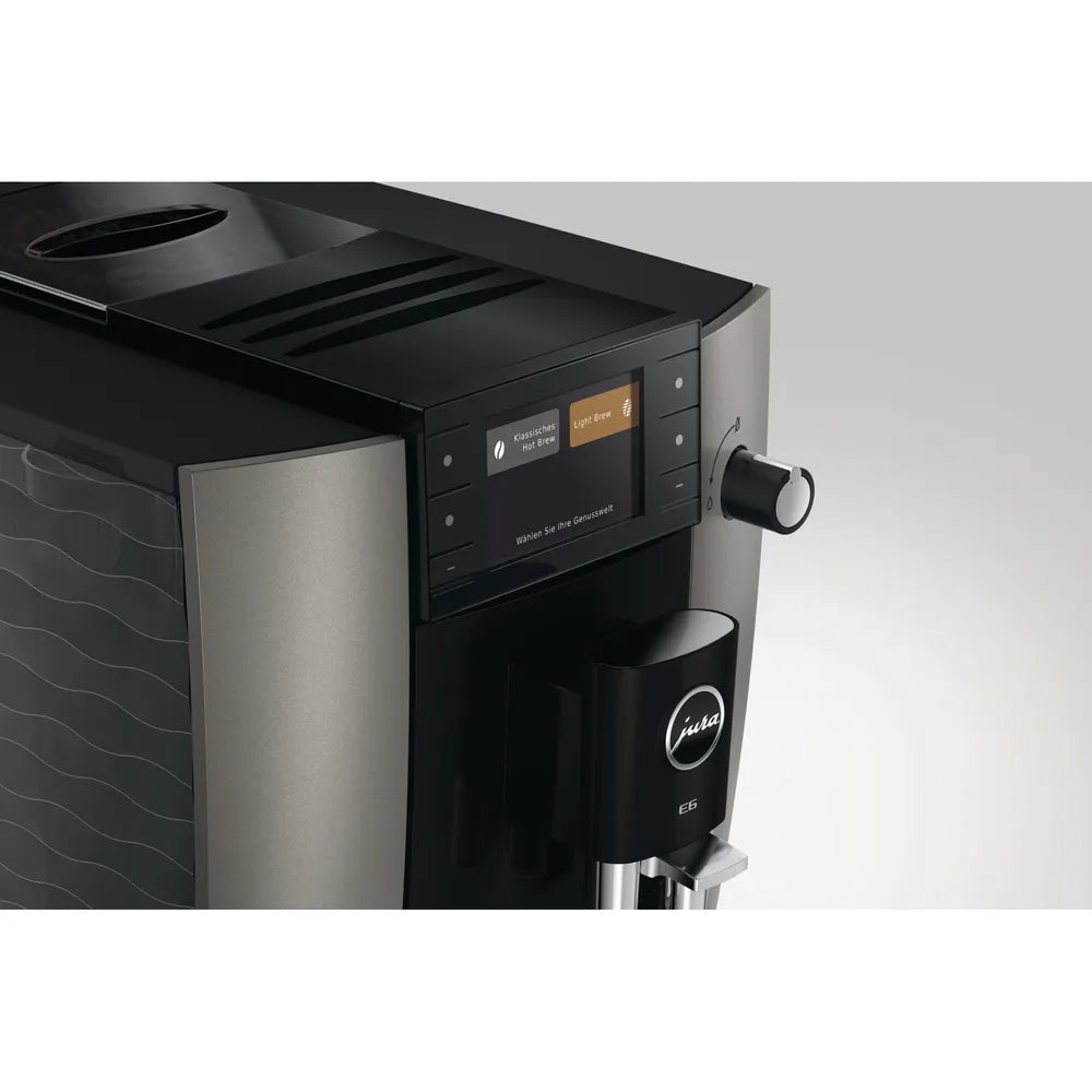 JURA E6 Dark Inox (ED) Automatic Coffee Machine