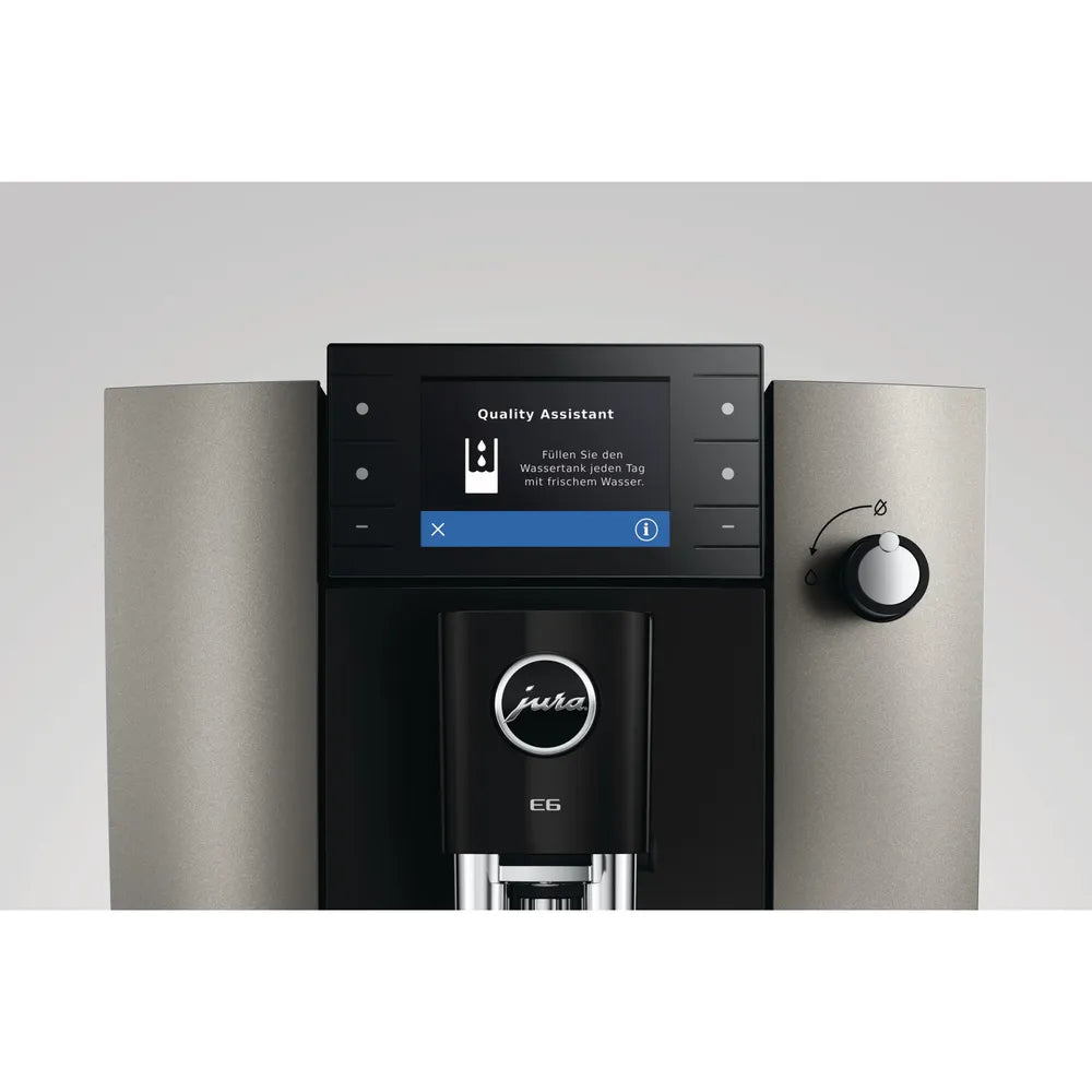 JURA E6 Dark Inox (ED) Automatic Coffee Machine