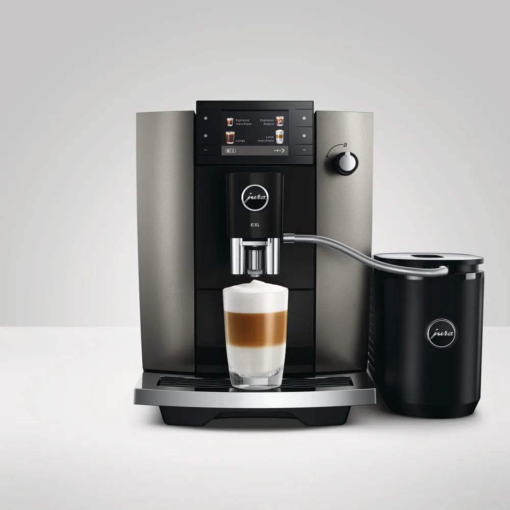 JURA E6 Dark Inox (ED) Automatic Coffee Machine