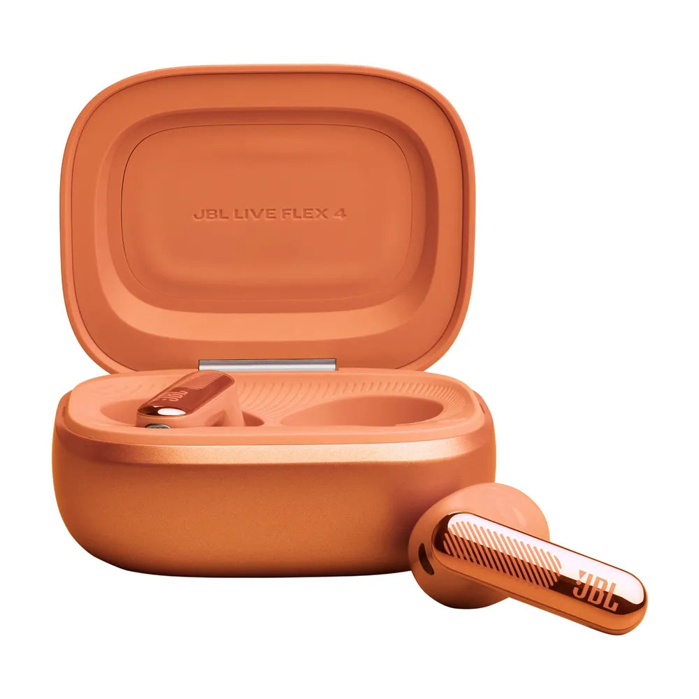JBL LIVE Flex 4 True-Wireless In-Ear Bluetooth Headphones orange Noise Cancelling