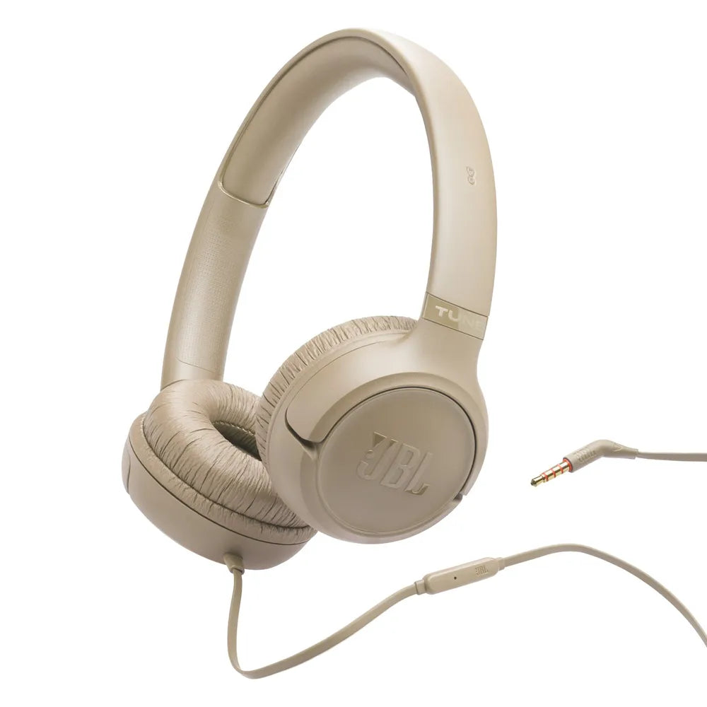 JBL TUNE 530 - kabelgebandener On-Ear-Headphones Microphone beige