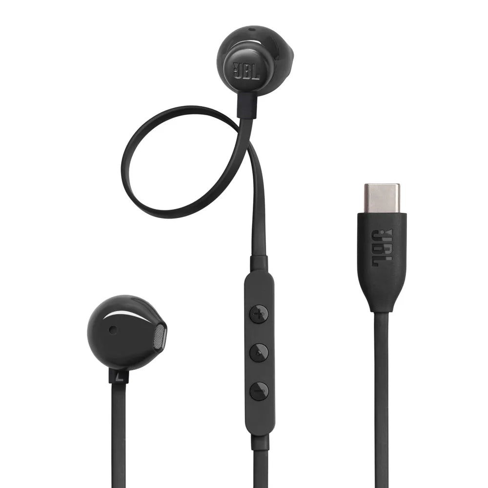 JBL Tune 305C, In-Ear Wired USB-C Headphone High Resolution, black
