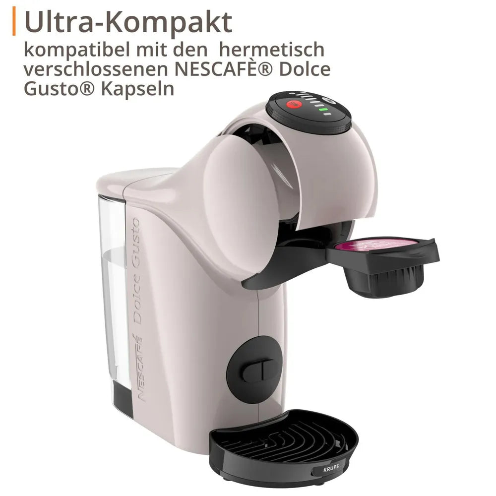 Krups Nescafé Dolce Gusto Coffee Capsule Machine KP243AF0 Genio S Taupe