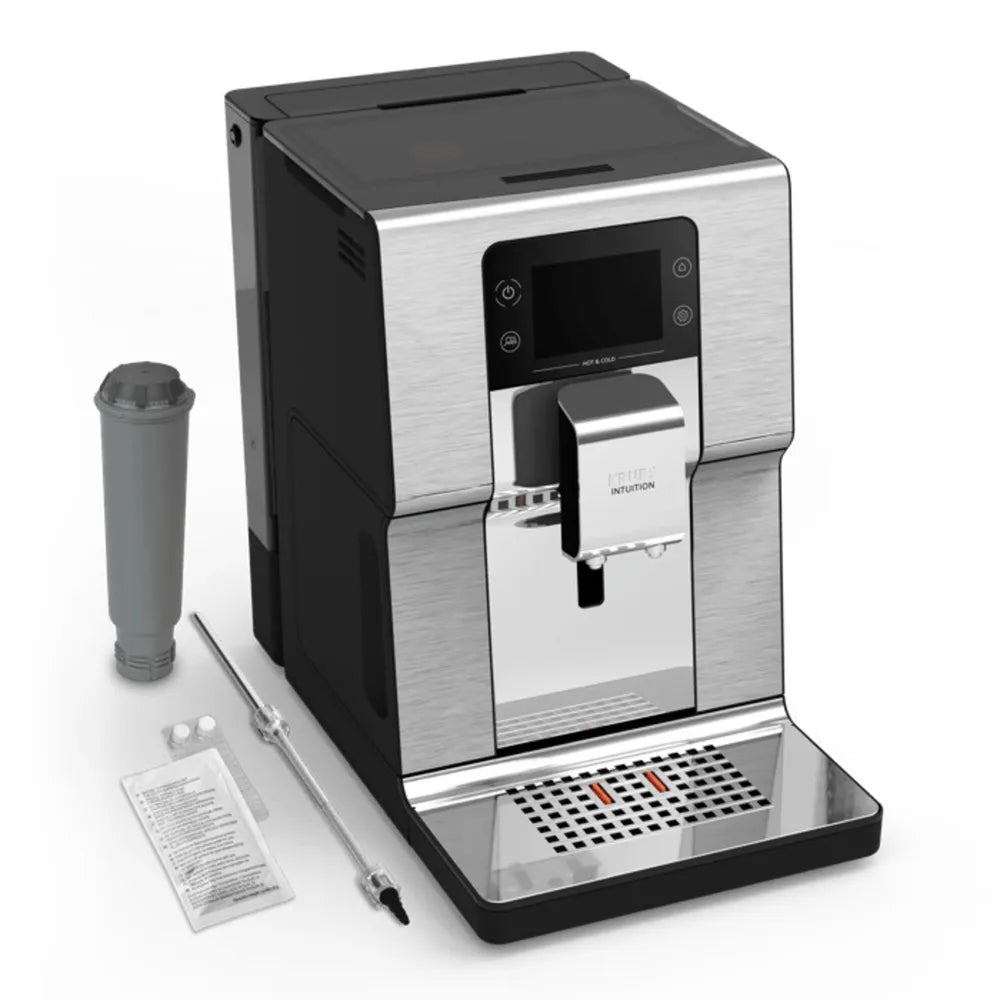 Krups EA879E Intuition Experience Hot&Cold Automatic Coffee Machine Silver