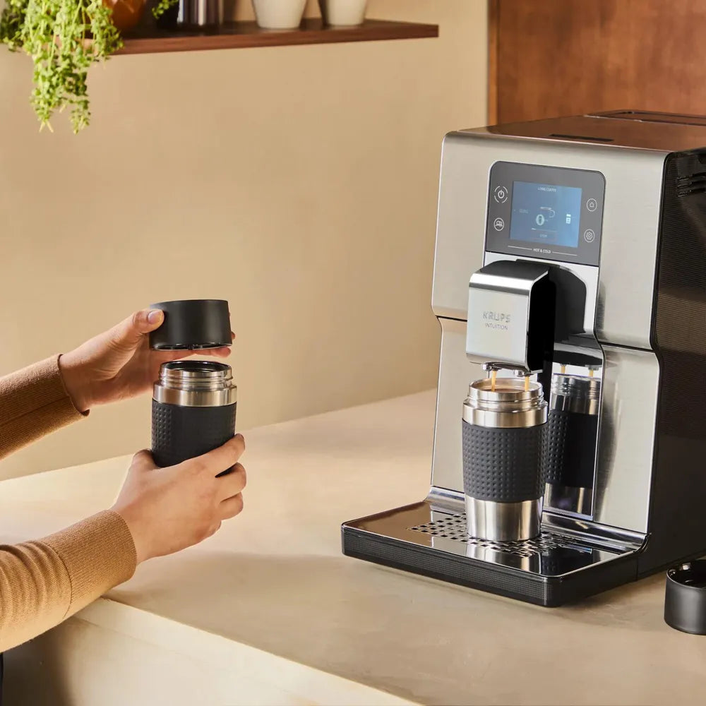 Krups EA879E Intuition Experience Hot&Cold Automatic Coffee Machine Silver