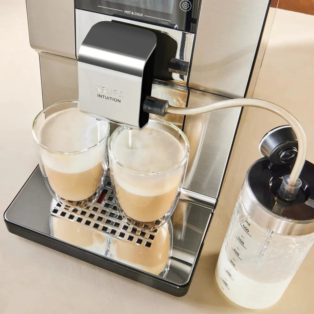 Krups EA879E Intuition Experience Hot&Cold Automatic Coffee Machine Silver
